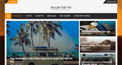 Desktop Screenshot of dulichtuoitre.com
